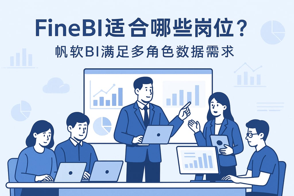 FineBI适合哪些岗位？帆软BI满足多角色数据需求
