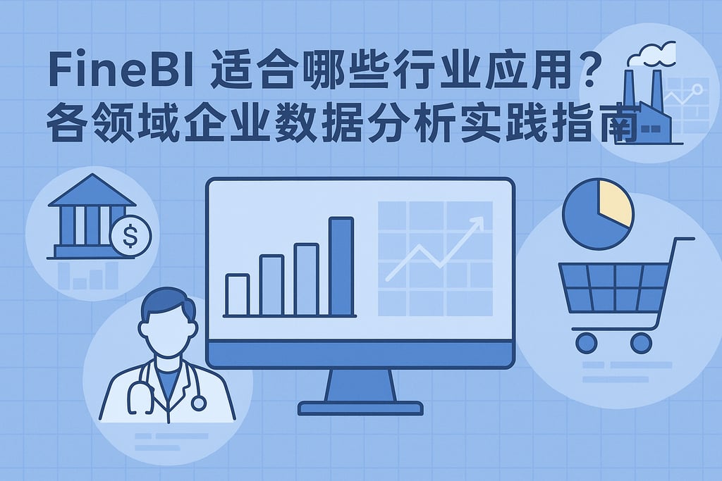 FineBI适合哪些行业应用？各领域企业数据分析实践指南