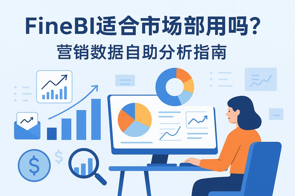 FineBI适合市场部用吗？营销数据自助分析指南