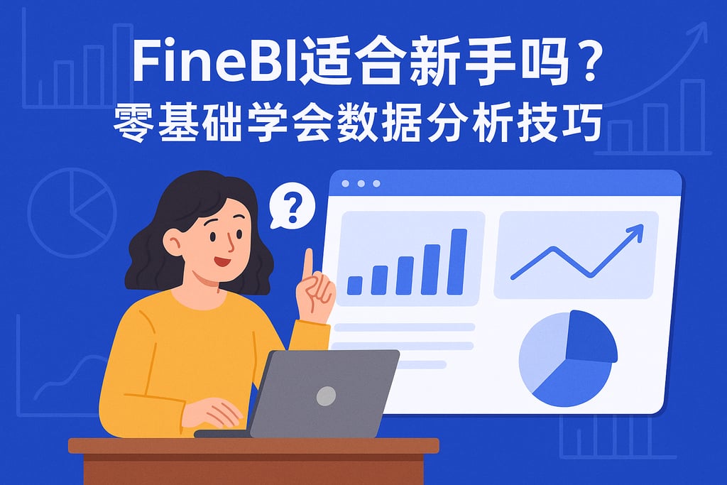 FineBI适合新手吗？零基础学会数据分析技巧