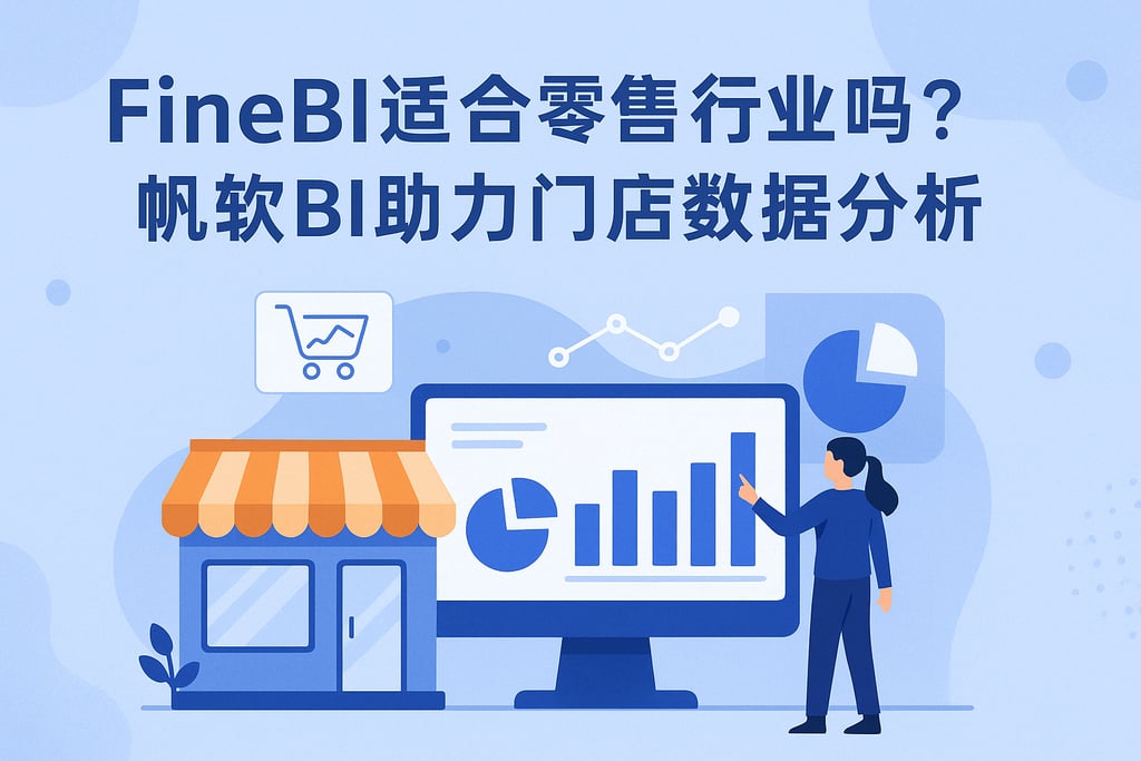 FineBI适合零售行业吗？帆软BI助力门店数据分析