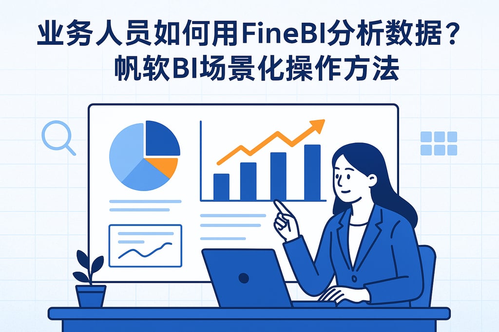 业务人员如何用FineBI分析数据？帆软BI场景化操作方法