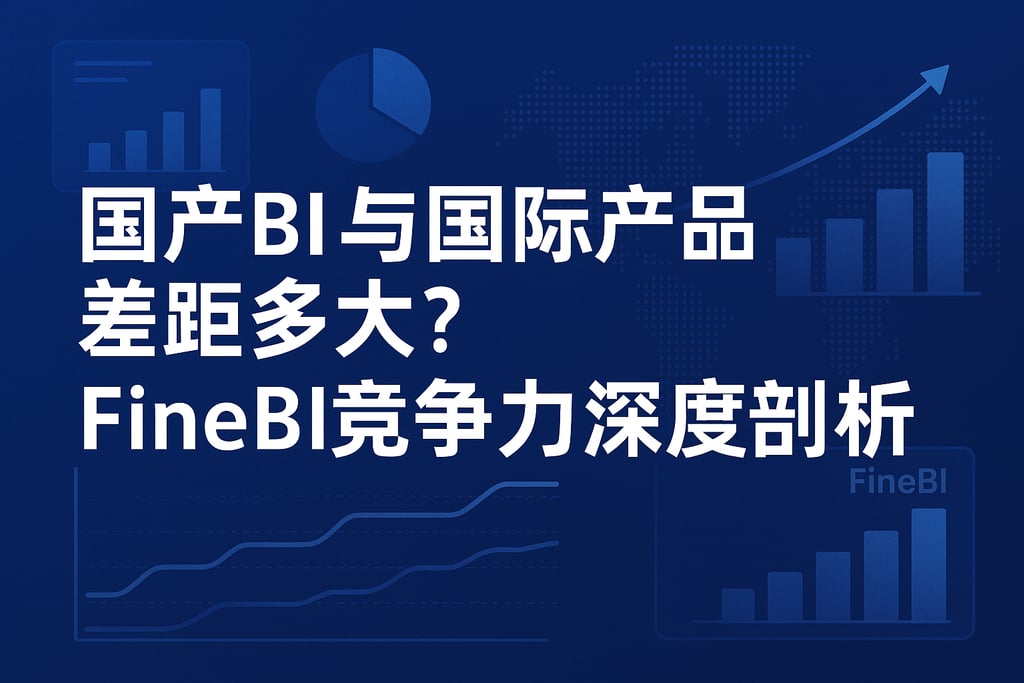 国产BI与国际产品差距多大？FineBI竞争力深度剖析