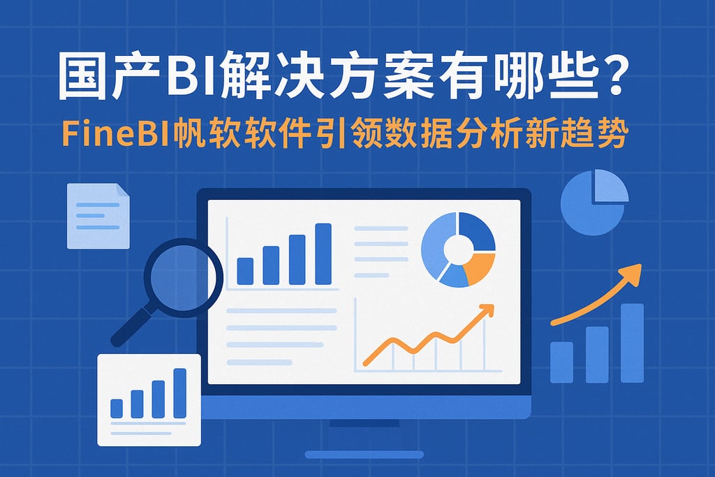 国产BI解决方案有哪些？FineBI帆软软件引领数据分析新趋势