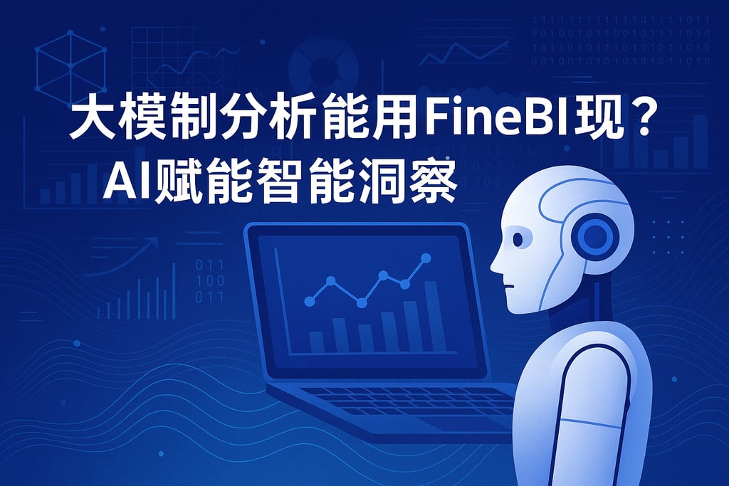 大模型分析能用FineBI实现吗？AI赋能智能洞察