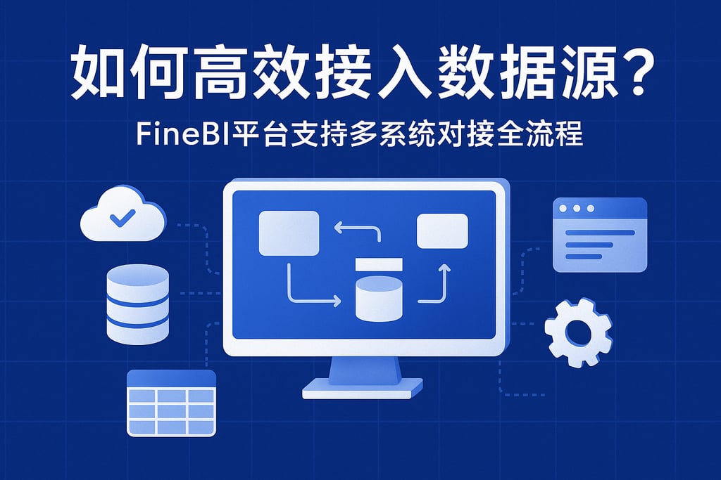如何高效接入数据源？FineBI平台支持多系统对接全流程