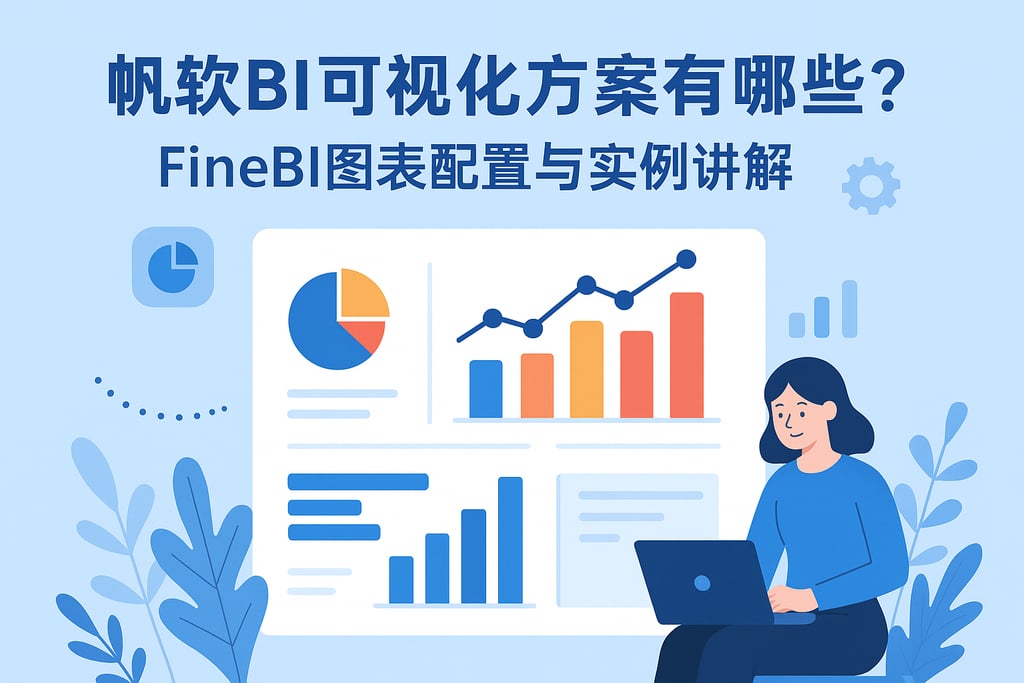 帆软BI可视化方案有哪些？FineBI图表配置与实例讲解