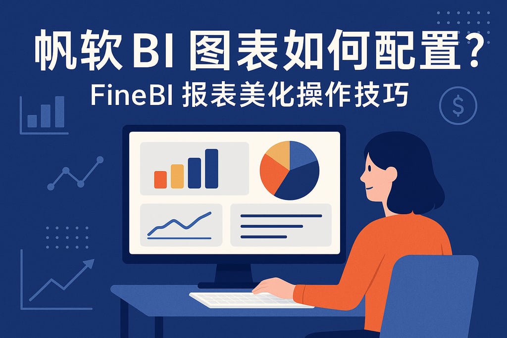 帆软BI图表如何配置？FineBI报表美化操作技巧