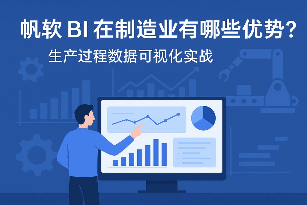 帆软BI在制造业有哪些优势？生产过程数据可视化实战