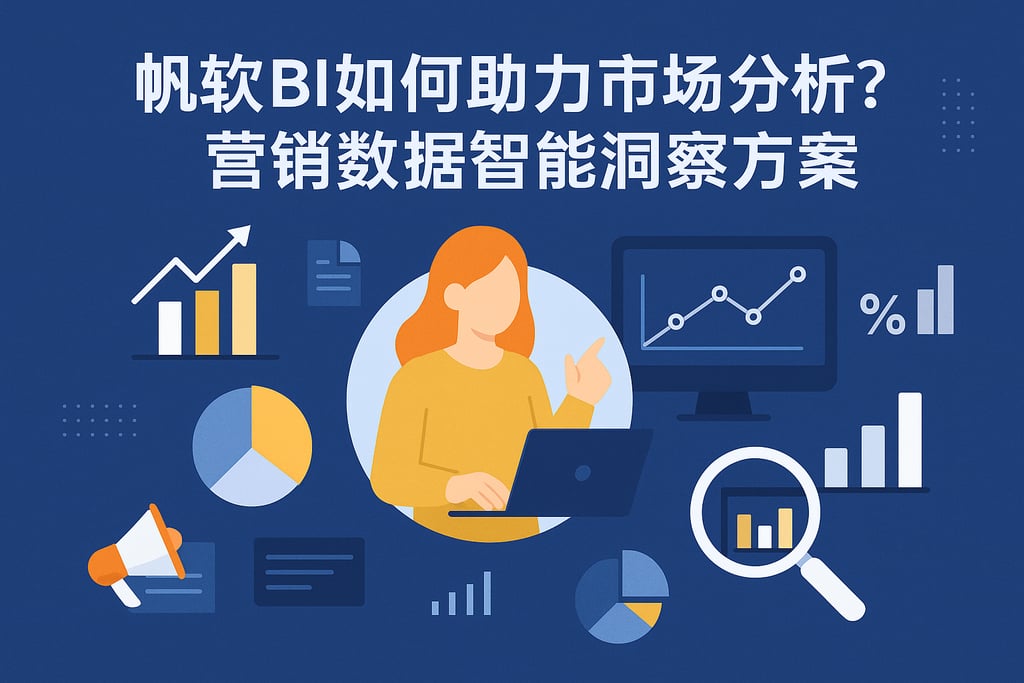 帆软BI如何助力市场分析？营销数据智能洞察方案