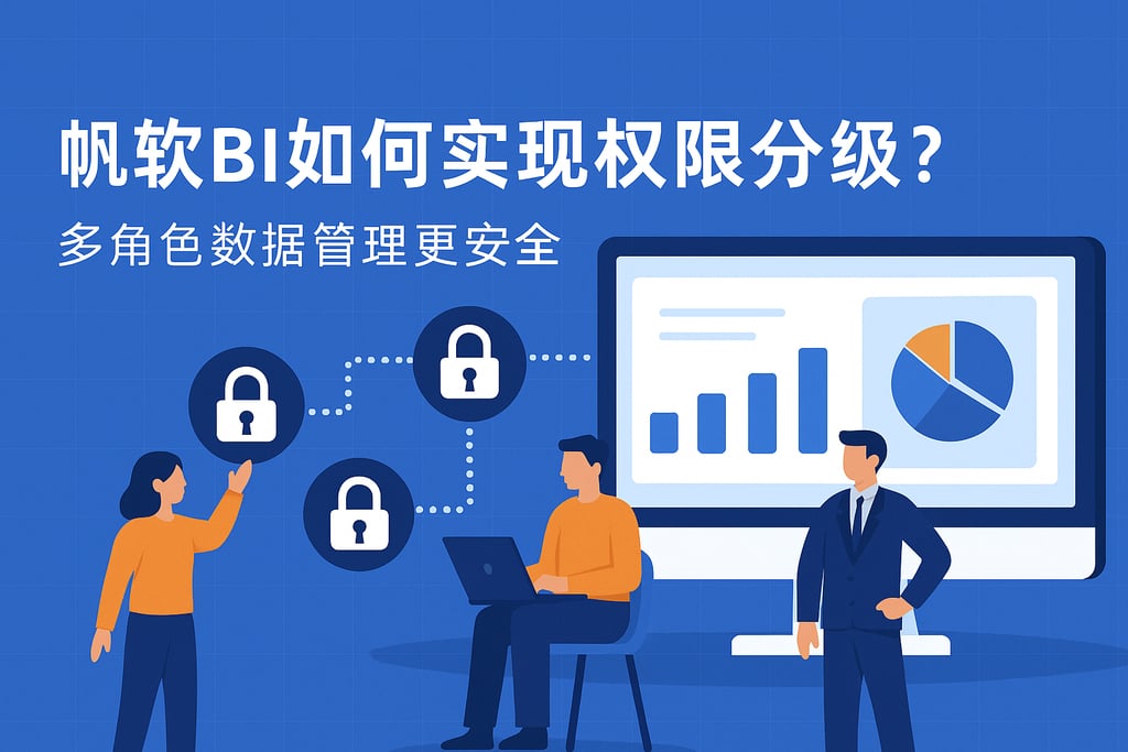 帆软BI如何实现权限分级？多角色数据管理更安全