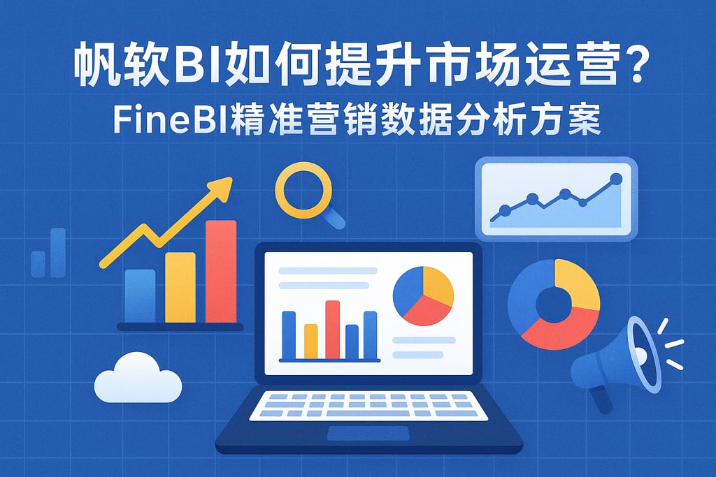 帆软BI如何提升市场运营？FineBI精准营销数据分析方案