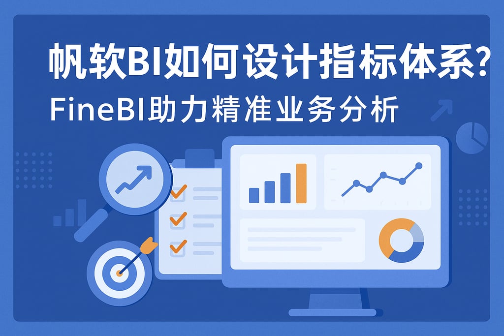 帆软BI如何设计指标体系？FineBI助力精准业务分析