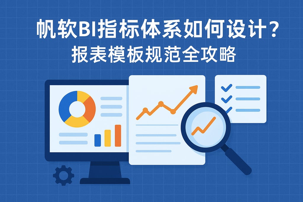 帆软BI指标体系如何设计？报表模板规范全攻略