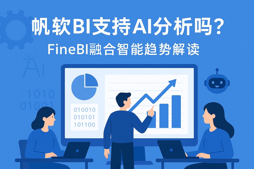 帆软BI支持AI分析吗？FineBI融合智能趋势解读