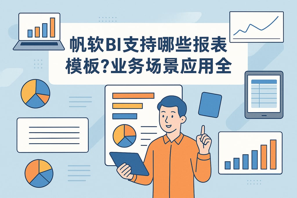 帆软BI支持哪些报表模板？业务场景应用大全