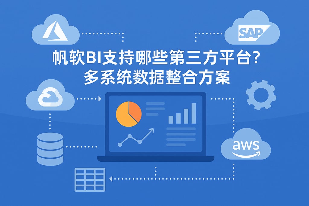 帆软BI支持哪些第三方平台？多系统数据整合方案