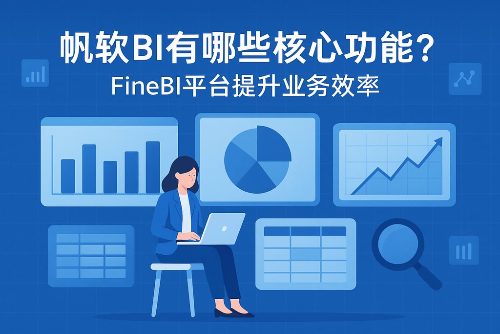 帆软BI有哪些核心功能？FineBI平台提升业务效率