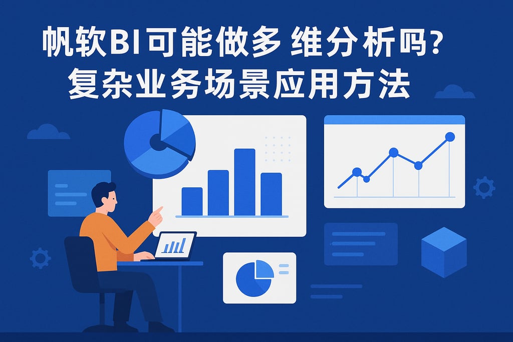 帆软BI能做多维分析吗？复杂业务场景应用方法