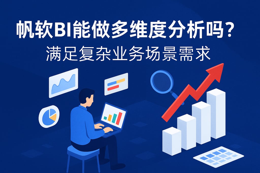 帆软BI能做多维度分析吗？满足复杂业务场景需求