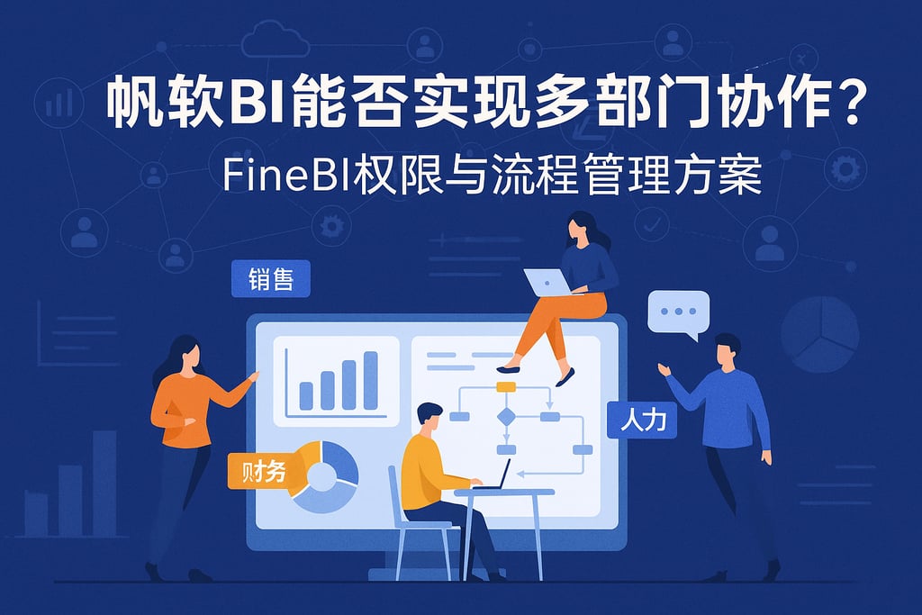 帆软BI能否实现多部门协作？FineBI权限与流程管理方案