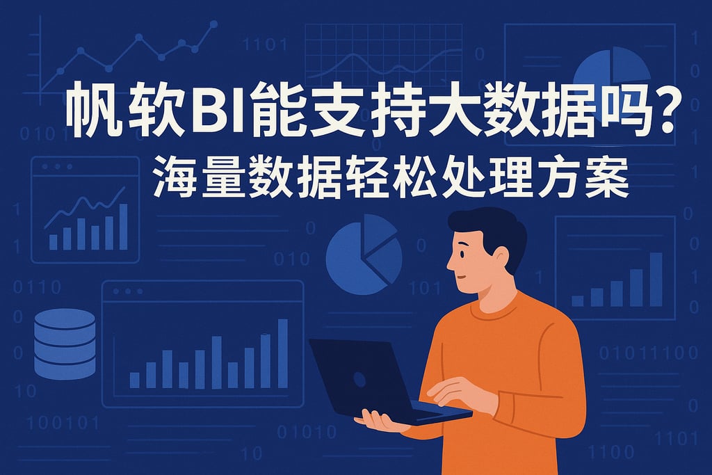 帆软BI能支持大数据吗？海量数据轻松处理方案