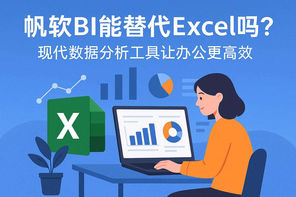 帆软BI能替代Excel吗？现代数据分析工具让办公更高效