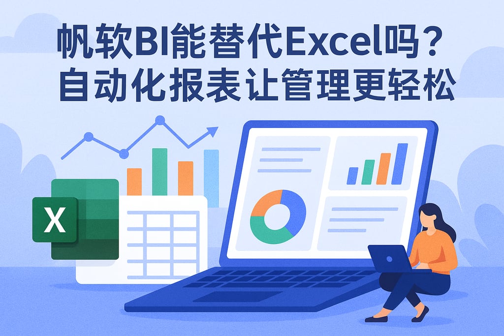 帆软BI能替代Excel吗？自动化报表让管理更轻松