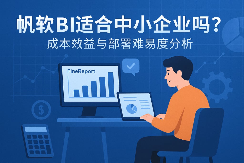 帆软BI适合中小企业吗？成本效益与部署难易度分析