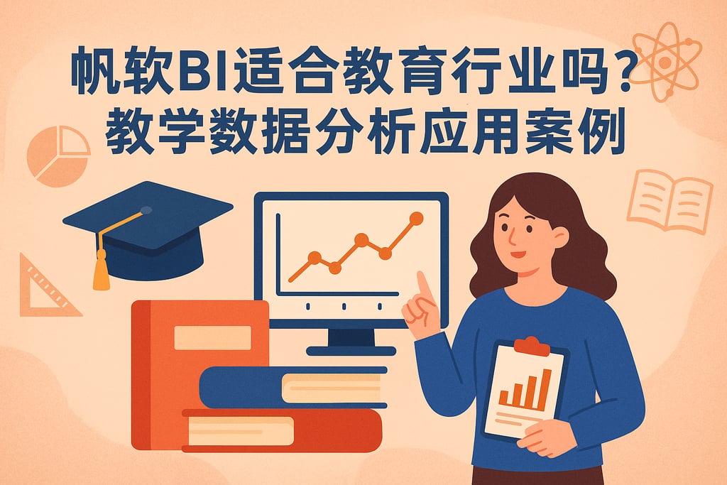 帆软BI适合教育行业吗？教学数据分析应用案例