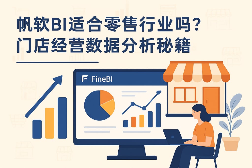 帆软BI适合零售行业吗？门店经营数据分析秘籍