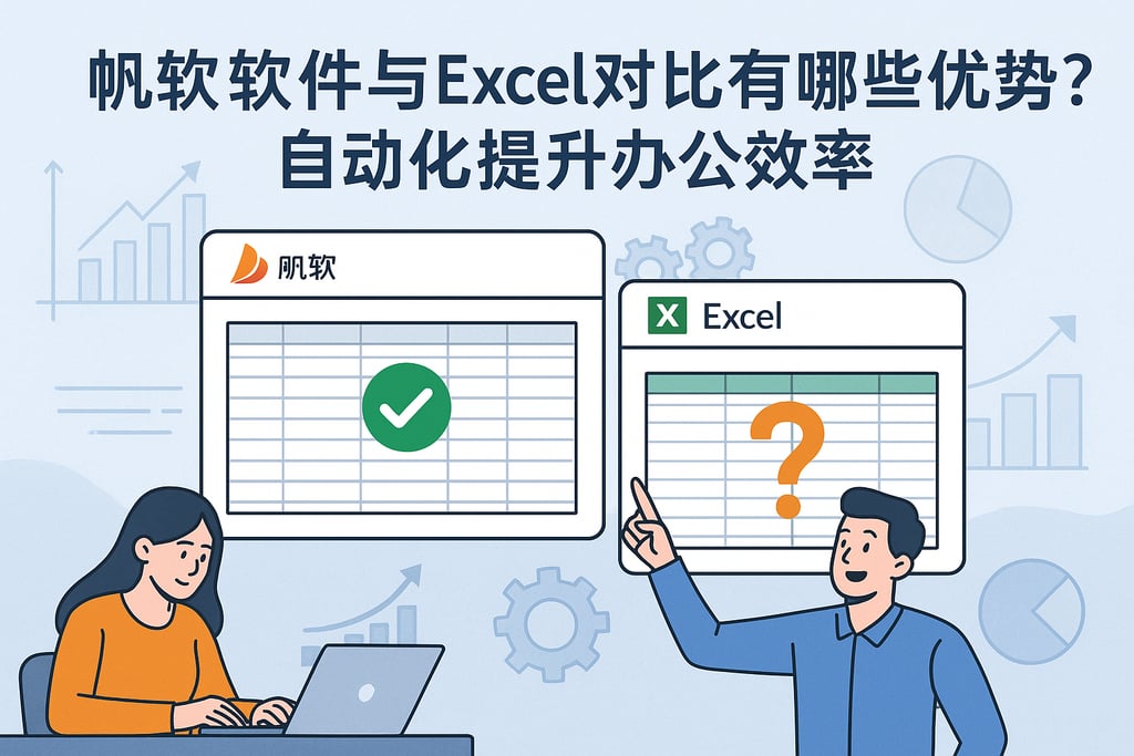 帆软软件与Excel对比有哪些优势？自动化提升办公效率