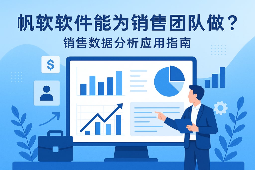 帆软软件为销售团队能做什么？销售数据分析应用指南