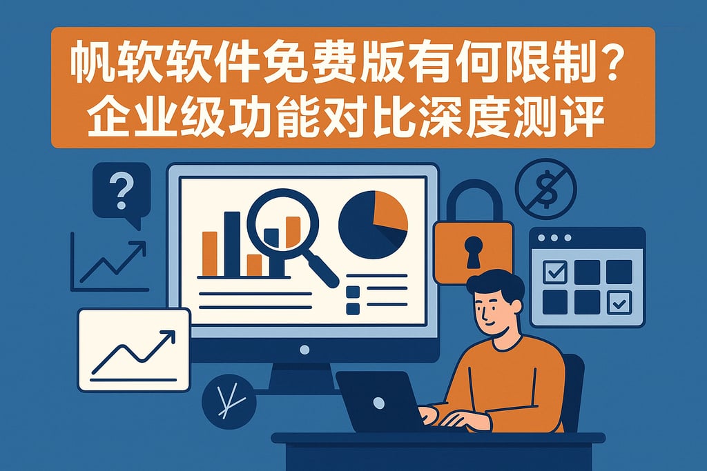 帆软软件免费版有何限制？企业级功能对比深度测评
