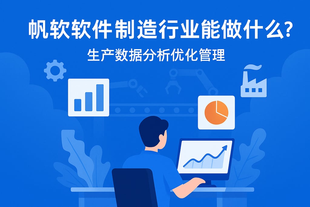 帆软软件在制造行业能做什么？生产数据分析优化管理