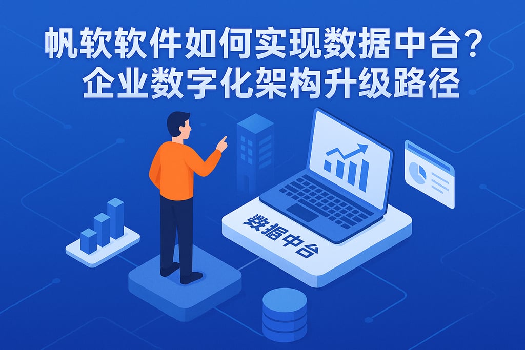 帆软软件如何实现数据中台？企业数字化架构升级路径