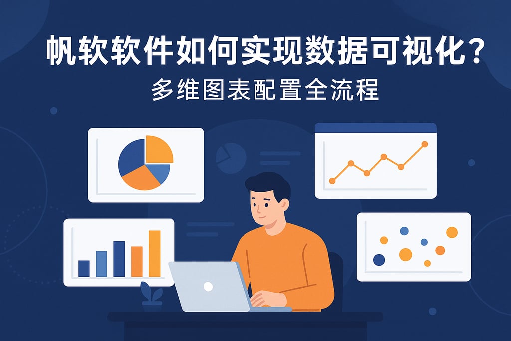 帆软软件如何实现数据可视化？多维图表配置全流程