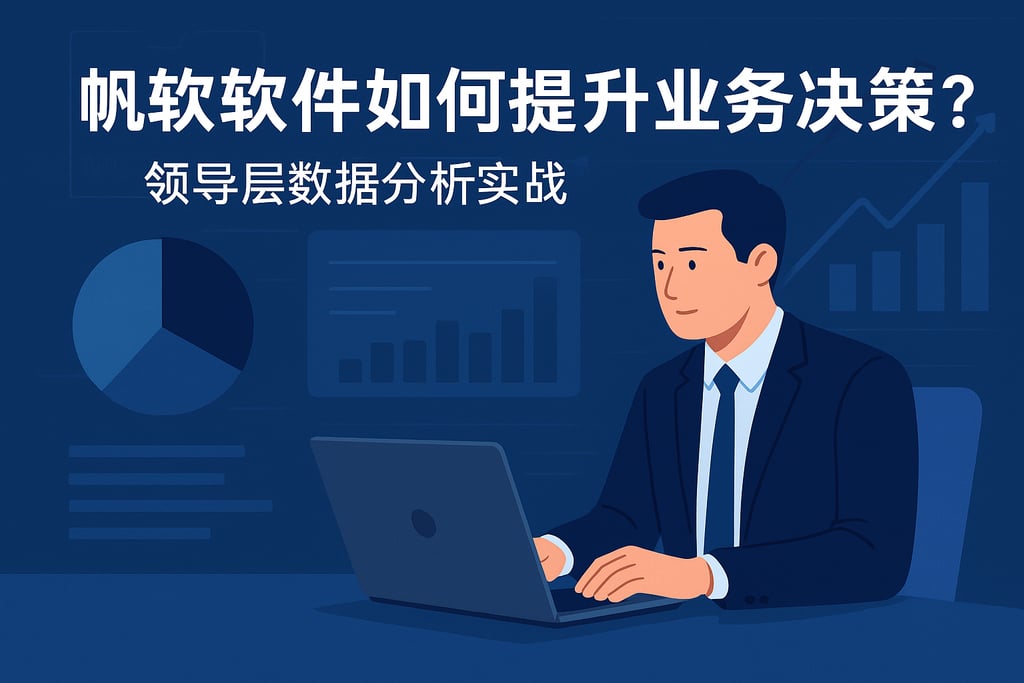 帆软软件如何提升业务决策？领导层数据分析实战