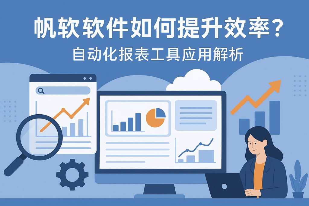 帆软软件如何提升效率？自动化报表工具应用解析