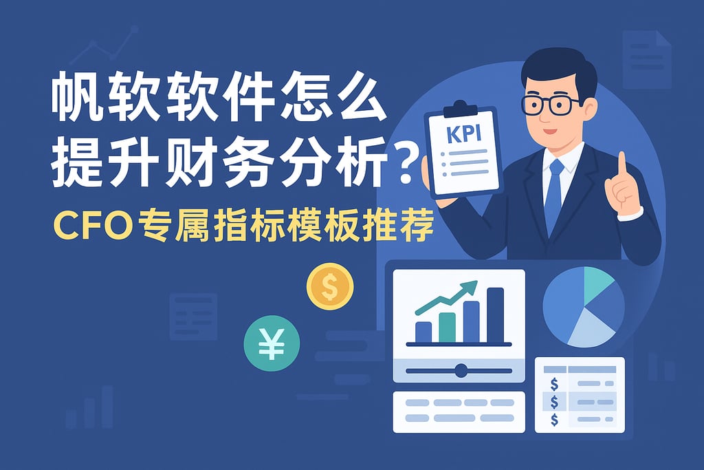 帆软软件怎么提升财务分析？CFO专属指标模板推荐