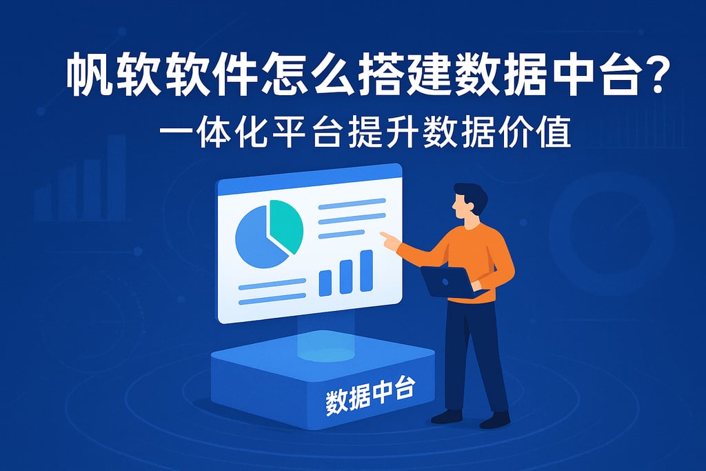 帆软软件怎么搭建数据中台？一体化平台提升数据价值