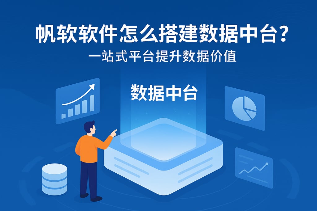 帆软软件怎么搭建数据中台？一站式平台提升数据价值