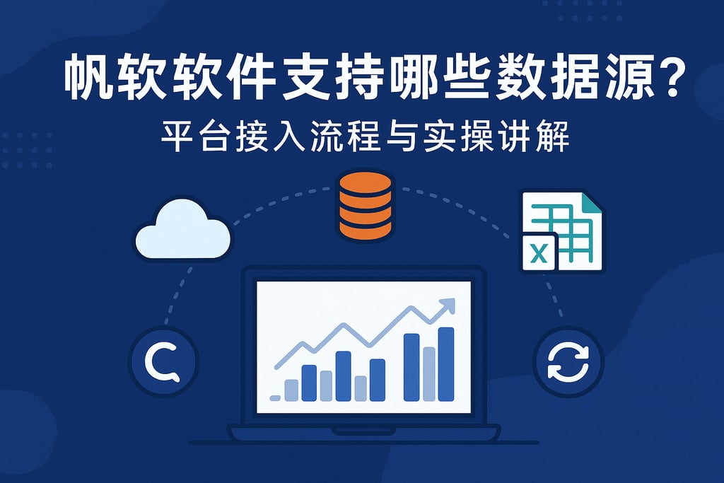 帆软软件支持哪些数据源？平台接入流程与实操讲解