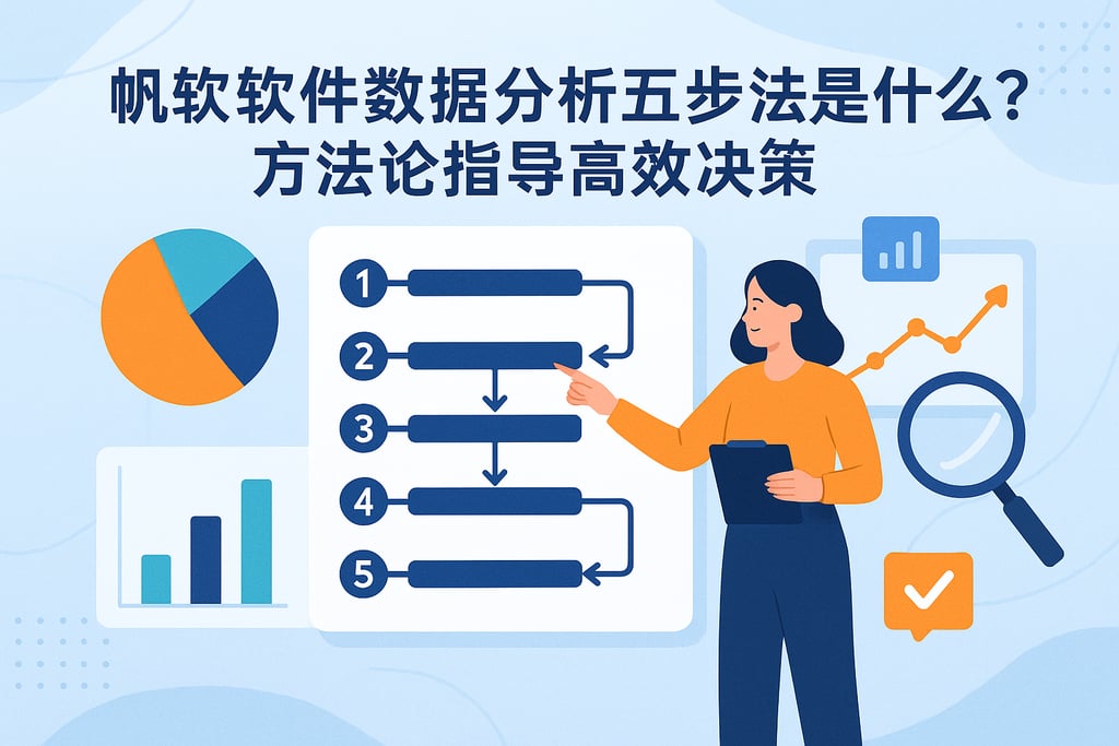 帆软软件数据分析五步法是什么？方法论指导高效决策