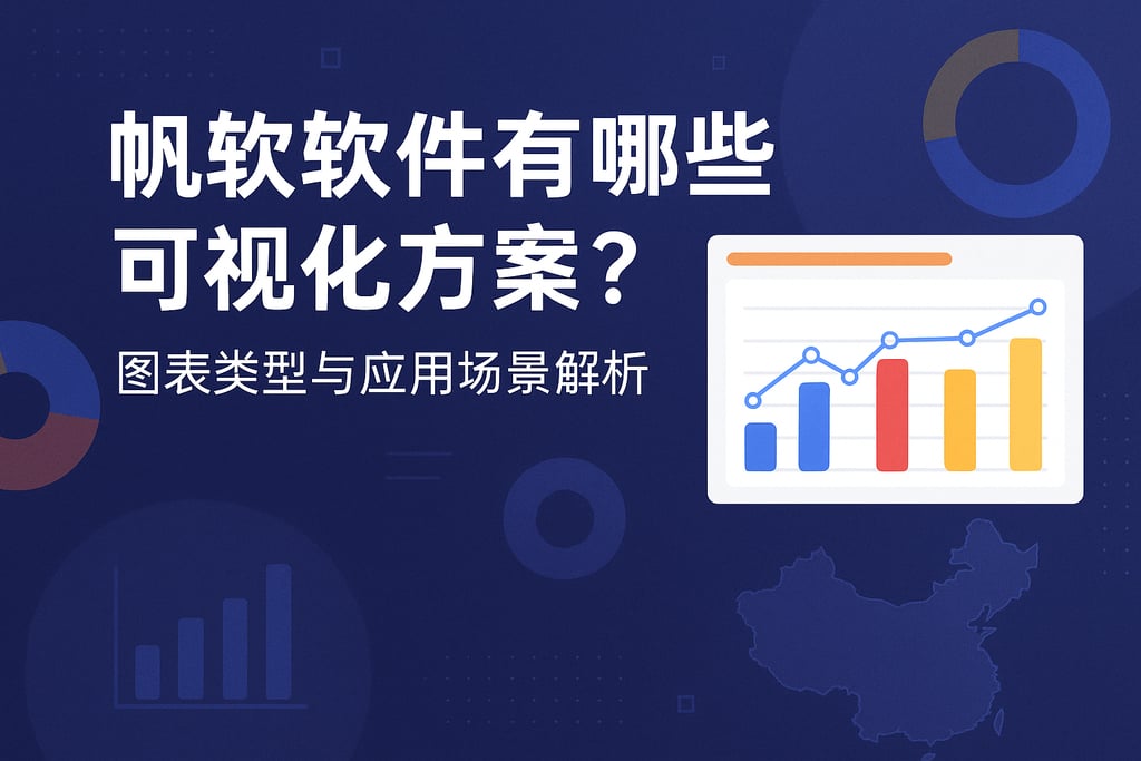 帆软软件有哪些可视化方案？图表类型与应用场景解析