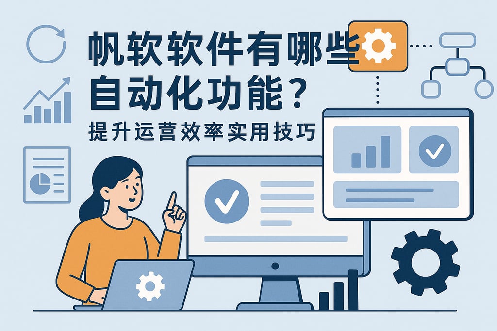 帆软软件有哪些自动化功能？提升运营效率实用技巧