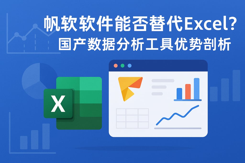 帆软软件能否替代Excel？国产数据分析工具优势剖析
