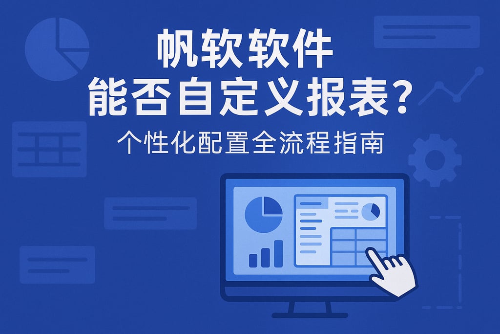 帆软软件能否自定义报表？个性化配置全流程指南