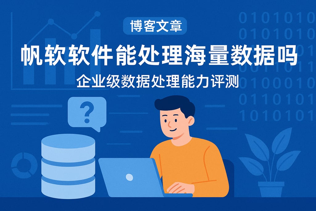 帆软软件能处理海量数据吗？企业级数据处理能力评测