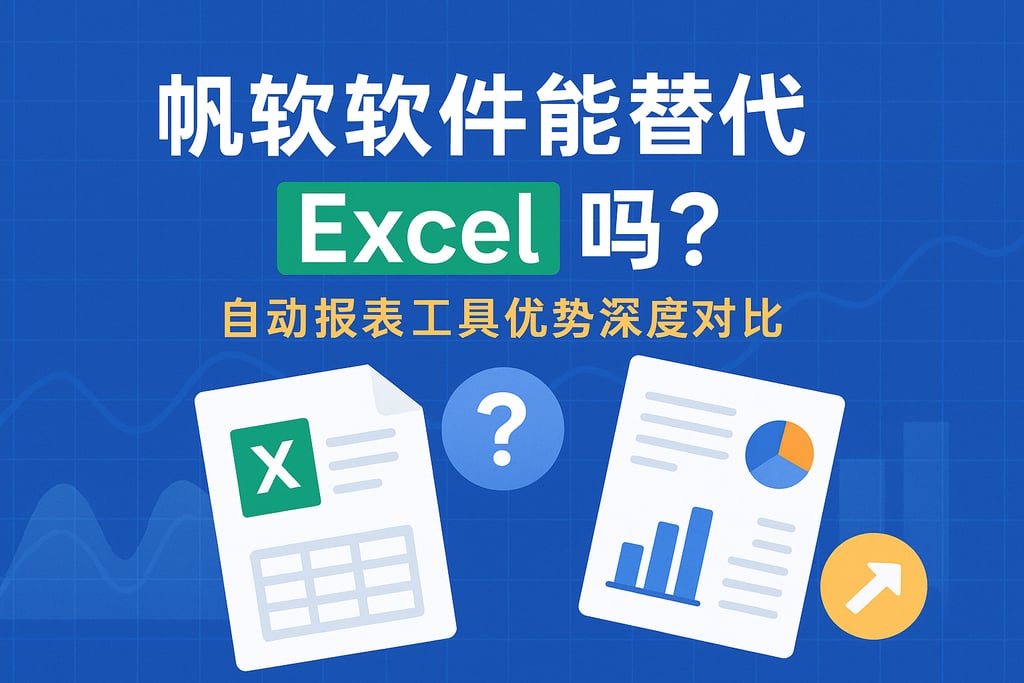 帆软软件能替代Excel吗？自动报表工具优势深度对比